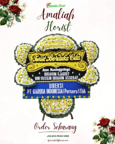 Papan Bunga Duka di Gunungrejo